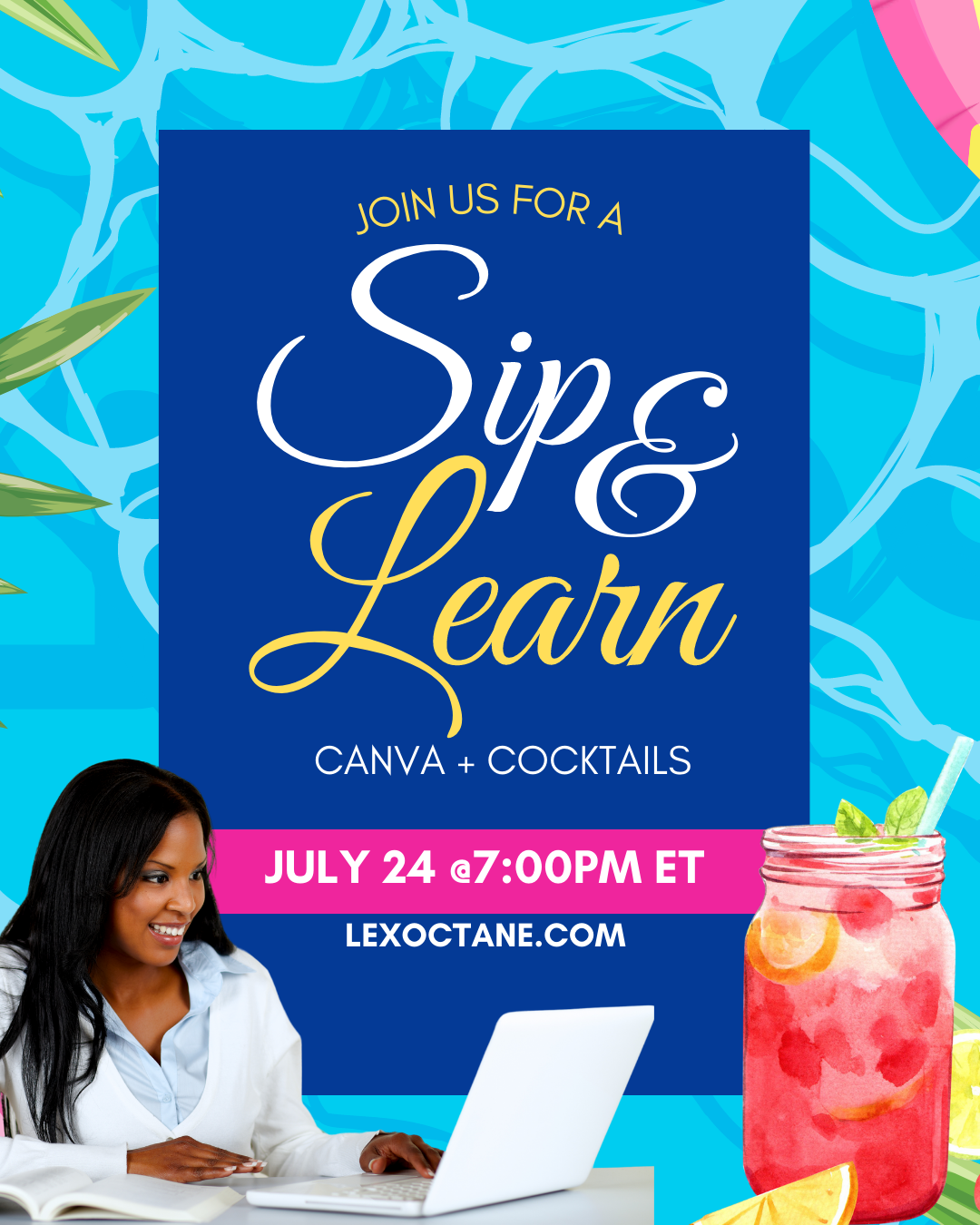 Octane and WordSmith team up for a Sip & Learn online event
