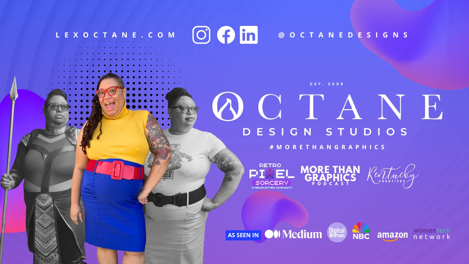 octane design studios featured in major media logos